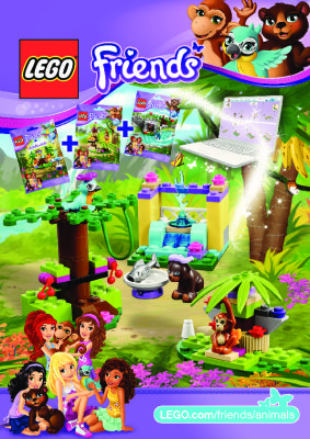 Bauanleitungen LEGO - Friends - 41044 - Macaw's Fountain: Page 1