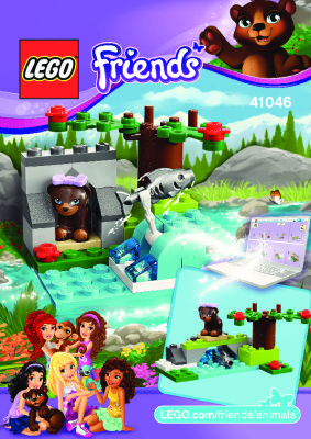 Bauanleitungen LEGO - Friends - 41046 - Braunbär am Fluss: Page 1