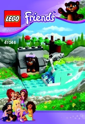 Bauanleitungen LEGO - Friends - 41046 - Braunbär am Fluss: Page 1