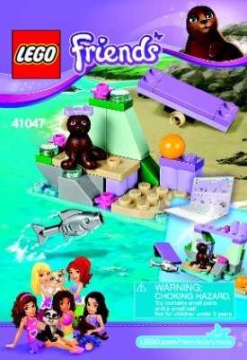 Bauanleitungen LEGO - Friends - 41047 - Robbenbaby-Fels: Page 1