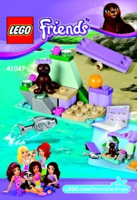 Bauanleitungen LEGO - Friends - 41047 - Robbenbaby-Fels: Page 1