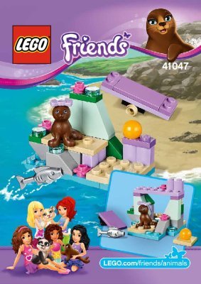 Bauanleitungen LEGO - Friends - 41047 - Robbenbaby-Fels: Page 1