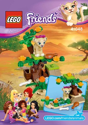 Bauanleitungen LEGO - Friends - 41048 - Löwenbaby-Oase: Page 1