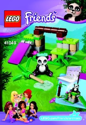 Bauanleitungen LEGO - Friends - 41049 - Panda-Bambusspielplatz: Page 1