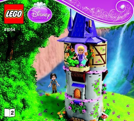 Bauanleitungen LEGO - Disney Princess - 41054 - Rapunzels Turm der Kreativität: Page 1