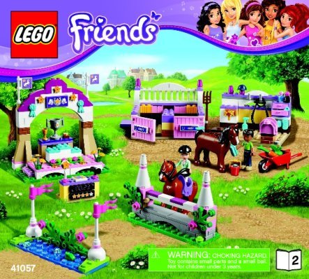 Bauanleitungen LEGO - Friends - 41057 - Die große Pferdeschau: Page 1