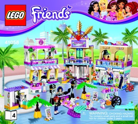 Bauanleitungen LEGO - Friends - 41058 - Heartlake Einkaufszentrum: Page 1