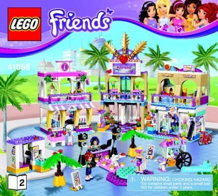 Bauanleitungen LEGO - Friends - 41058 - Heartlake Einkaufszentrum: Page 1