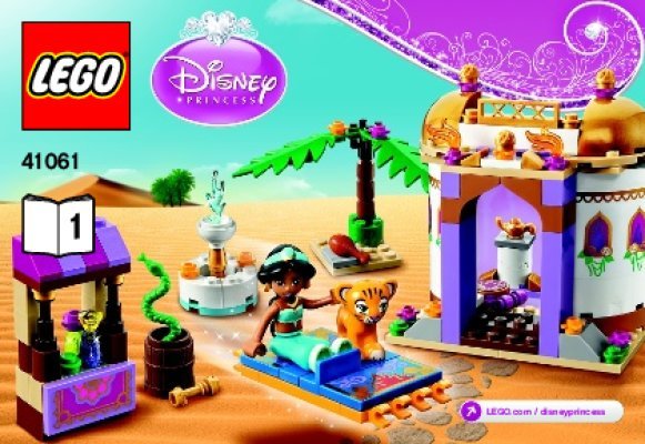 Bauanleitungen LEGO - Disney Princess - 41061 - Jasmins exotische Abenteuer: Page 1