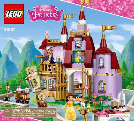 Bauanleitungen LEGO - Disney Princess - 41067 - Belles bezauberndes Schloss: Page 1