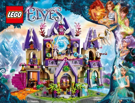 Bauanleitungen LEGO - Elves - 41078 - Skyras geheimnisvolles Himmelsschloss: Page 1