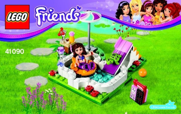 Bauanleitungen LEGO - Friends - 41090 - Olivias Gartenpool: Page 1