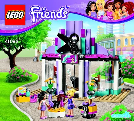 Bauanleitungen LEGO - Friends - 41093 - Heartlake Friseursalon: Page 1