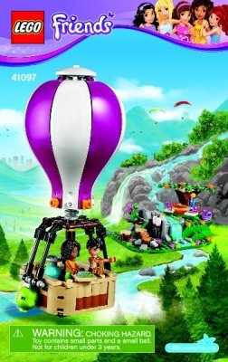 Bauanleitungen LEGO - Friends - 41097 - Heatlake Heißluftballon: Page 1