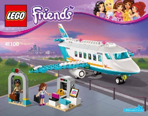 Bauanleitungen LEGO - Friends - 41100 - Heartlake Jet: Page 1