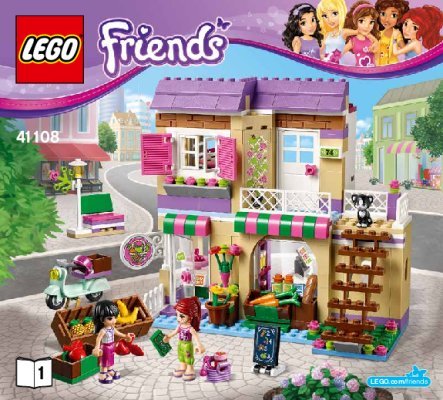 Bauanleitungen LEGO - Friends - 41108 - Heartlake Lebensmittelmarkt: Page 1