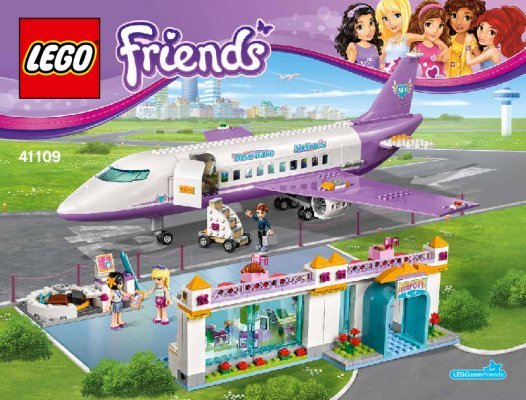 Bauanleitungen LEGO - Friends - 41109 - Heartlake Flughafen: Page 1