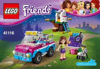 Bauanleitungen LEGO - Friends - 41116 - Olivias Expeditionsauto: Page 1