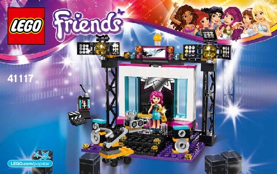 Bauanleitungen LEGO - Friends - 41117 - Popstar TV-Studio: Page 1