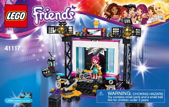 Bauanleitungen LEGO - Friends - 41117 - Popstar TV-Studio: Page 1