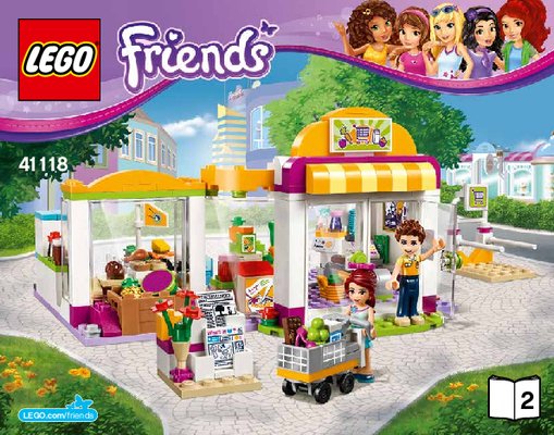 Bauanleitungen LEGO - Friends - 41118 - Heartlake Supermarkt: Page 1