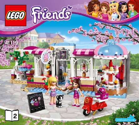 Bauanleitungen LEGO - Friends - 41119 - Heartlake Cupcake-Café: Page 1