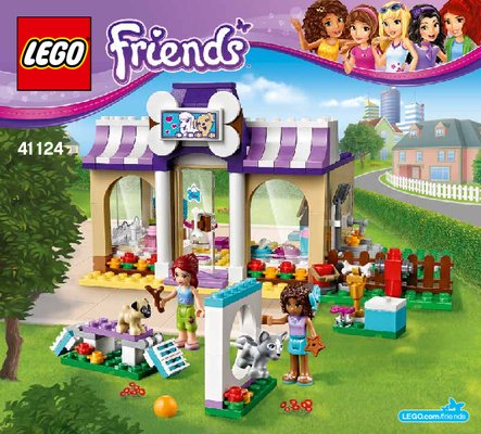 Bauanleitungen LEGO - Friends - 41124 - Heartlake Welpen-Betreuung: Page 1