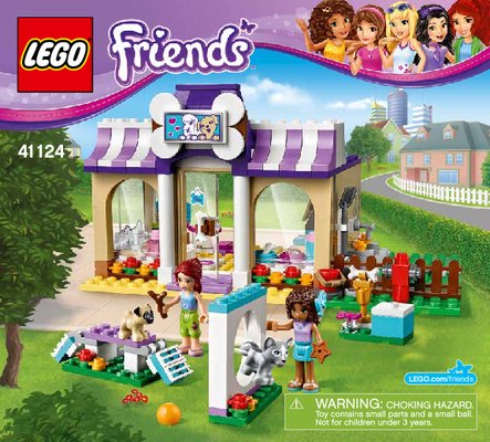 Bauanleitungen LEGO - Friends - 41124 - Heartlake Welpen-Betreuung: Page 1