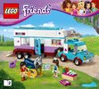 Bauanleitungen LEGO - Friends - 41125 - Pferdeanhänger und Tierärztin: Page 1