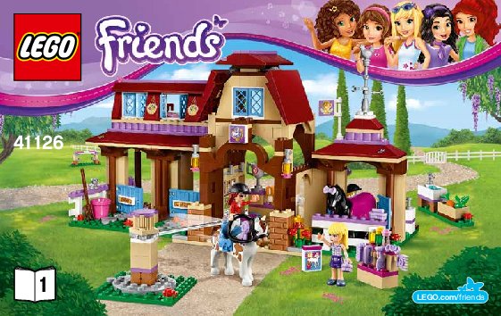 Bauanleitungen LEGO - Friends - 41126 - Heartlake Reiterhof