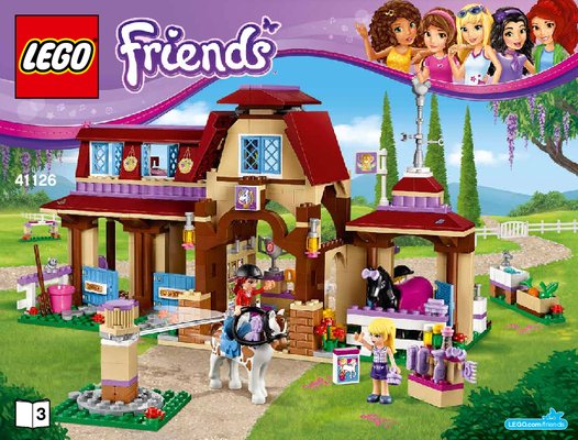 Bauanleitungen LEGO - Friends - 41126 - Heartlake Reiterhof: Page 1