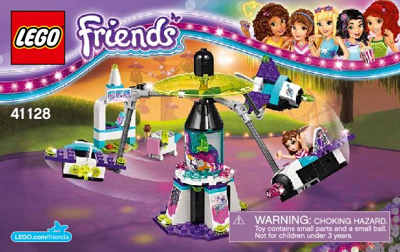 Bauanleitungen LEGO - Friends - 41128 - Raketen-Karussell: Page 1