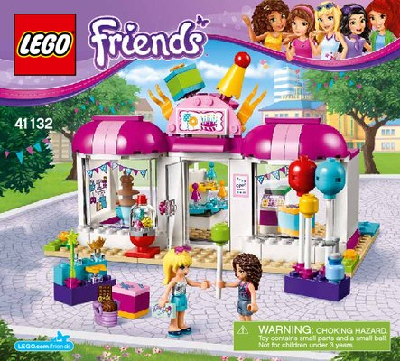 Bauanleitungen LEGO - Friends - 41132 - Heartlake Partyladen: Page 1