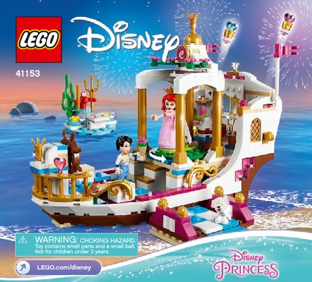 Bauanleitungen LEGO - 41153 - Ariel's Royal Celebration Boat: Page 1