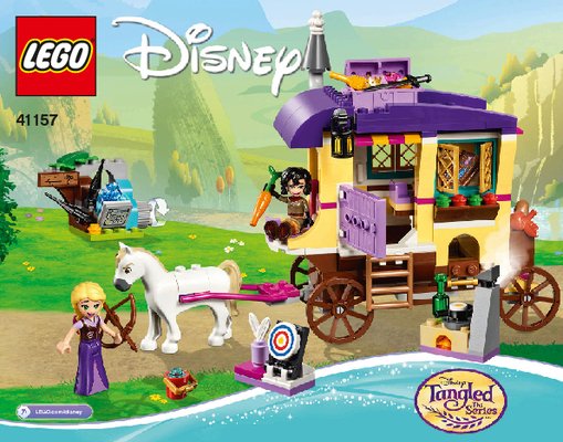 Bauanleitungen LEGO - 41157 - Rapunzel's Traveling Caravan: Page 1