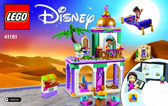 Bauanleitungen LEGO - 41161 - Aladdin and Jasmine's Palace Adventures: Page 1