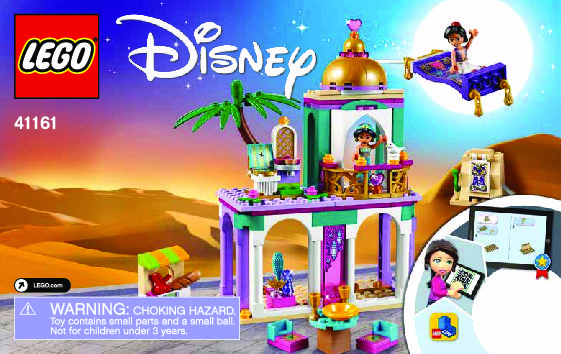 Bauanleitungen LEGO - 41161 - Aladdin and Jasmine's Palace Adventures: Page 1