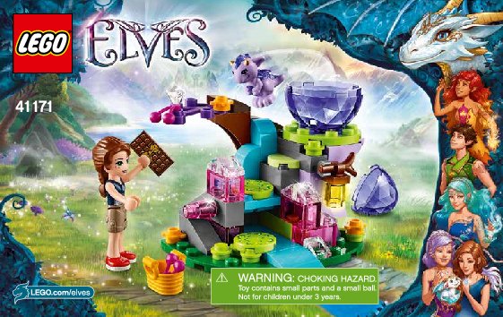 Bauanleitungen LEGO - Elves - 41171 - Emily Jones & das Winddrachen-Baby: Page 1