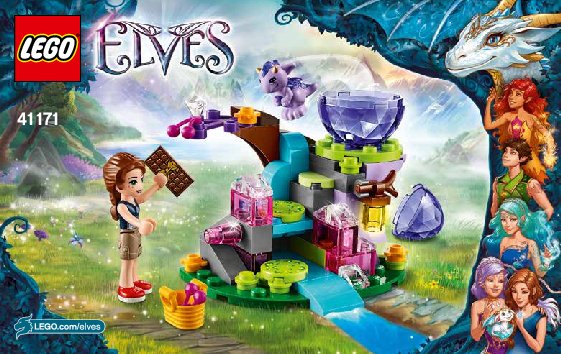 Bauanleitungen LEGO - Elves - 41171 - Emily Jones & das Winddrachen-Baby: Page 1