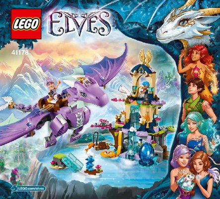 Bauanleitungen LEGO - Elves - 41178 - Das Drachenversteck: Page 1