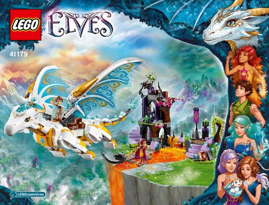 Bauanleitungen LEGO - Elves - 41179 - Rettung der Drachenkönigin: Page 1