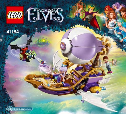 Bauanleitungen LEGO - Elves - 41184 - Airas Luftschiff und die Jagd nach dem Amulett: Page 1