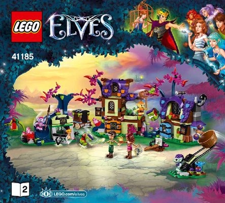 Bauanleitungen LEGO - Elves - 41185 - Magische Rettung aus dem Kobold-Dorf: Page 1