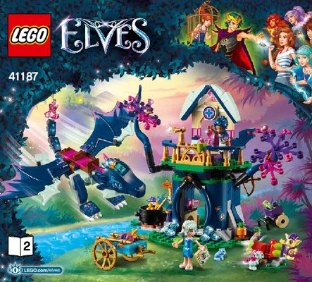 Bauanleitungen LEGO - Elves - 41187 - Rosalyns heilendes Versteck: Page 1