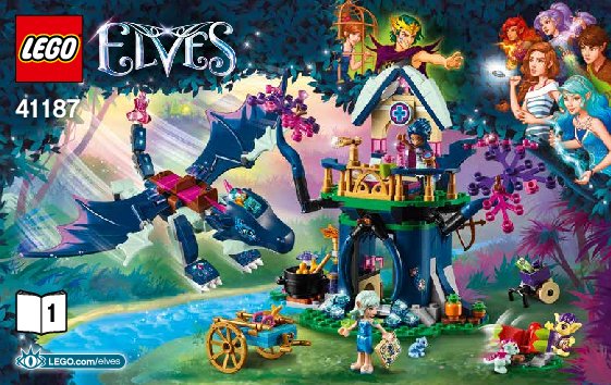 Bauanleitungen LEGO - Elves - 41187 - Rosalyns heilendes Versteck: Page 1