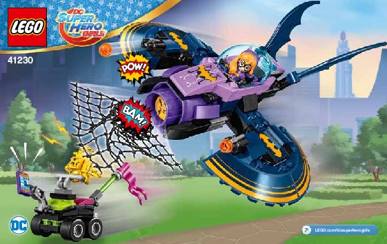 Bauanleitungen LEGO - DC Super Hero Girls - 41230 - Batgirl™ auf den Fersen des Batjets: Page 1