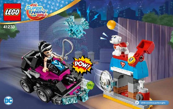 Bauanleitungen LEGO - DC Super Hero Girls - 41233 - Lashinas Action-Cruiser: Page 1