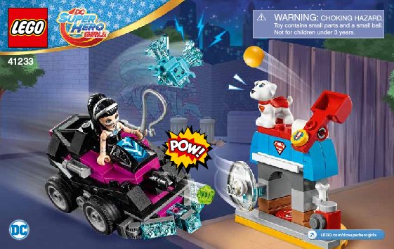 Bauanleitungen LEGO - DC Super Hero Girls - 41233 - Lashinas Action-Cruiser: Page 1