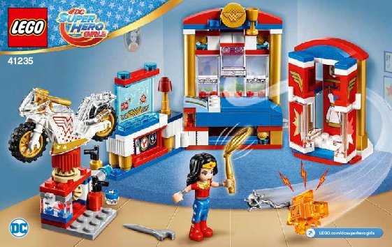 Bauanleitungen LEGO - DC Super Hero Girls - 41235 - Wonder Womans™ Schlafgemach: Page 1