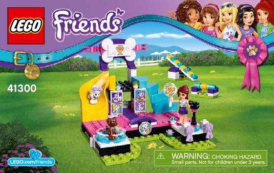 Bauanleitungen LEGO - Friends - 41300 - Welpen-Meisterschaft: Page 1